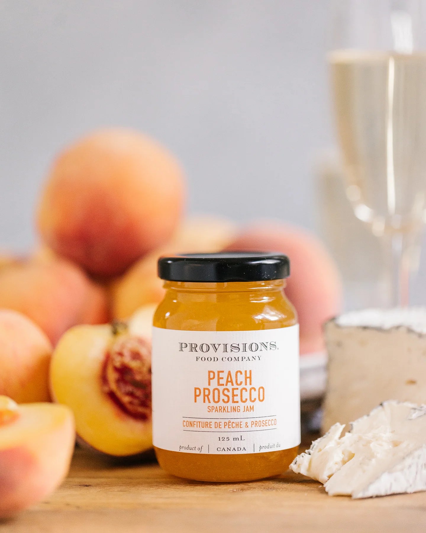 Provisions Prosecco Peach Jam