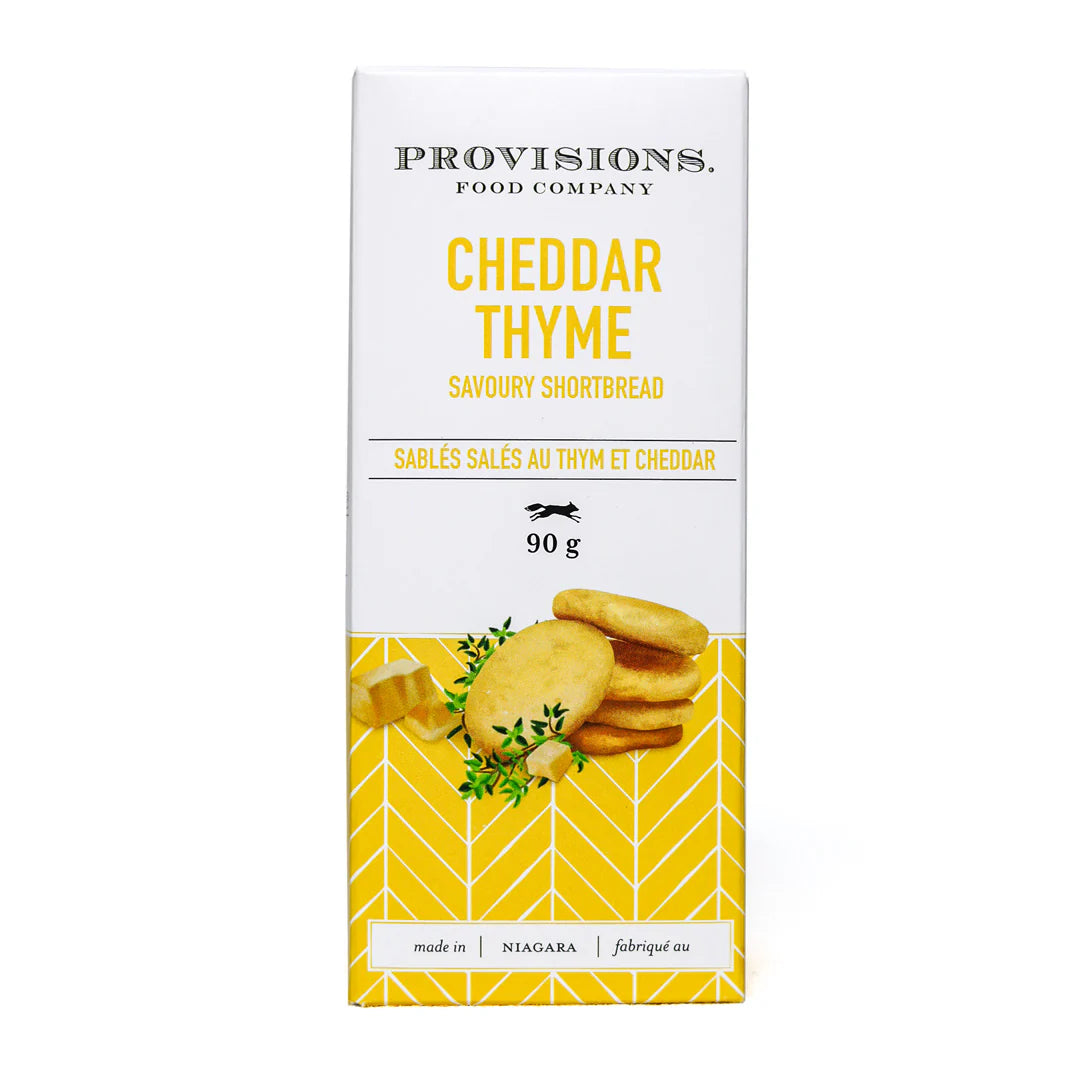 Provisions Cheddar & Thyme Savory Shortbread